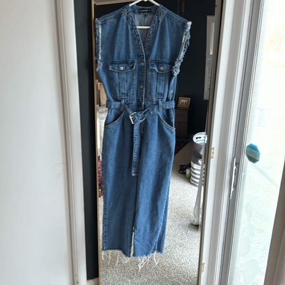 Blank NYC denim jumpsuit - Picture 4 of 6